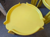 Style Set of 3 Yellow Nesting Tables